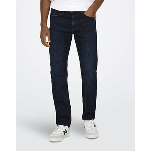 Product ONLY&SONS ONSWEFT REG. BLUE BLK 2652 MAT DNM NOOS base image