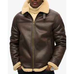 Product SUPERDRY  D2 OVIN FAUX SHEARLING AVIATOR JACKET ΜΠΟΥΦΑΝ ΑΝΔΡΙΚΟ base image