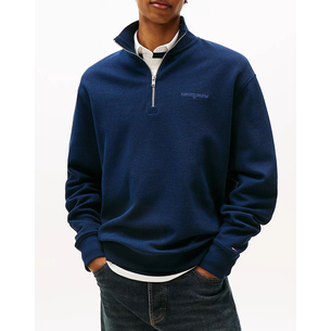 Product TOMMY JEANS TJM RLX WAFFLE SCRIPT QRTR ZIP base image