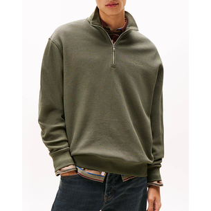 Product TOMMY JEANS TJM RLX WAFFLE SCRIPT QRTR ZIP base image