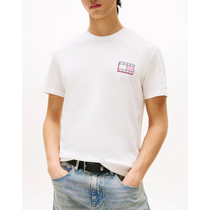 Product TOMMY JEANS TJM SLIM POP COLOR FLAG TEE EXT base image