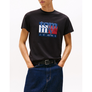 Product TOMMY JEANS TJM SLIM RWB FLAG TEE EXT base image