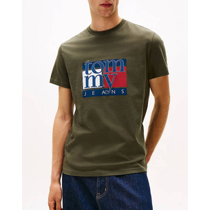 Product TOMMY JEANS TJM SLIM RWB FLAG TEE EXT base image