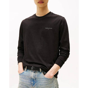 Product TOMMY JEANS TJM SLIM CHEST LINEAR LS TEE EXT base image