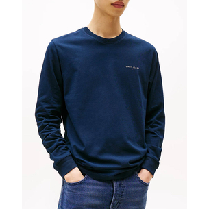 Product TOMMY JEANS TJM SLIM CHEST LINEAR LS TEE EXT base image