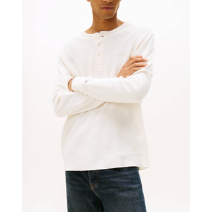 Product TOMMY JEANS TJM SLIM WAFFLE SCRIPT HENLEY base image