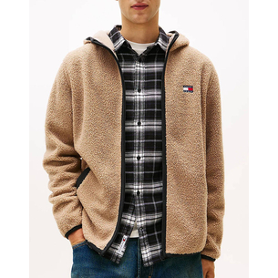 Product TOMMY JEANS TJM REG BADGE TEDDY ZIP TRU EXT base image