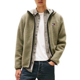 Product TOMMY JEANS TJM REG BADGE TEDDY ZIP TRU EXT base image