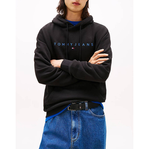 Product TOMMY JEANS TJM REG LINEAR LOGO HOODIE EXT base image