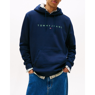 Product TOMMY JEANS TJM REG LINEAR LOGO HOODIE EXT base image