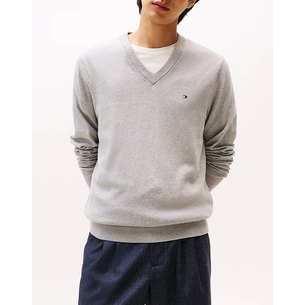 Product TOMMY HILFIGER PIMA ORG CTN CASHMERE V NECK base image