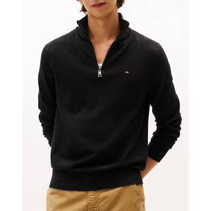 Product TOMMY HILFIGER PIMA ORG CTN CASHMERE ZIP MOCK base image