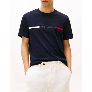 Product TOMMY HILFIGER HILFIGER CHEST INSERT TEE base image