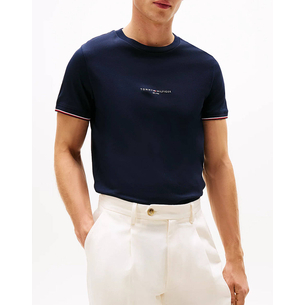 Product TOMMY HILFIGER TOMMY LOGO TIPPED TEE base image