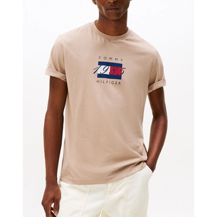 Product TOMMY HILFIGER LINEAR FLAG GRAPHIC TEE base image
