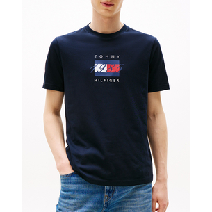 Product TOMMY HILFIGER LINEAR FLAG GRAPHIC TEE base image