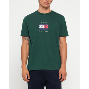 Product TOMMY HILFIGER LINEAR FLAG GRAPHIC TEE base image