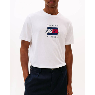 Product TOMMY HILFIGER LINEAR FLAG GRAPHIC TEE base image