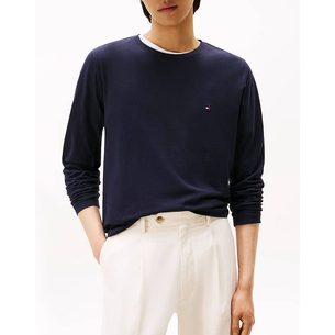 Product TOMMY HILFIGER STRETCH SLIM FIT LONG SLEEVE TEE base image