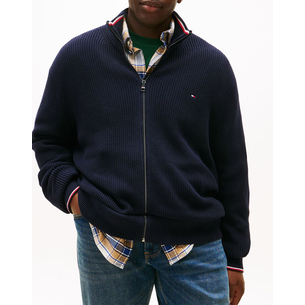 Product TOMMY HILFIGER BT-RWB RIB ZIP THROUGH-B base image
