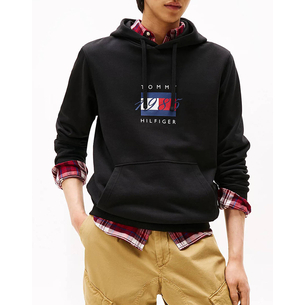 Product TOMMY HILFIGER LINEAR FLAG GRAPHIC HOODIE base image