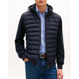 Product TOMMY HILFIGER MIX MEDIA HOODED ZIP THROUGH base image