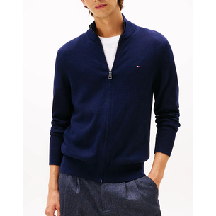Product TOMMY HILFIGER PIMA ORG CTN CASHMERE ZIP THRU base image