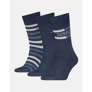 Product TOMMY HILFIGER TH MEN SOCK 3P GIFTBOX TOMMY STRIPE base image