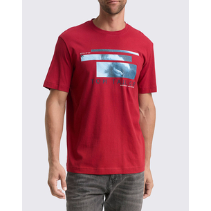 Product TOM TAILOR T-SHIRT WITH PHOTO ΜΠΛΟΥΖΑ ΑΝΔΡΙΚΟ base image