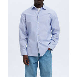 Product SELECTED SLHSLIM-LUX POPLIN MIX SHIRT LS NOOS base image