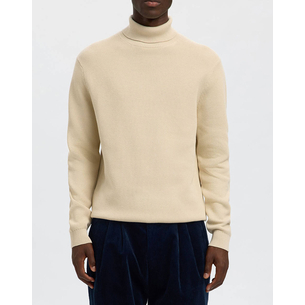 Product SELECTED SLHDANE LS KNIT STRUCTURE ROLL NECK NOOS base image