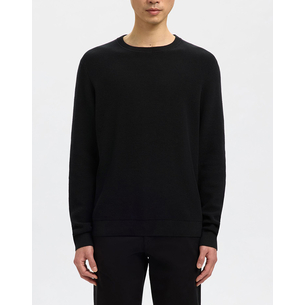 Product SELECTED SLHROSS LS KNIT STRUCTURE CREW NECK NOOS base image