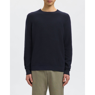 Product SELECTED SLHROSS LS KNIT STRUCTURE CREW NECK NOOS base image