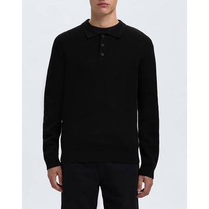 Product SELECTED SLHDANE LS KNIT STRUCTURE POLO NECK base image