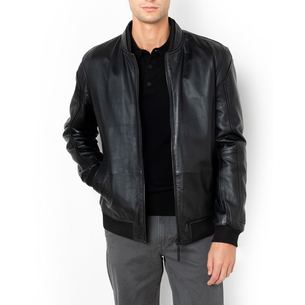 Product THE BOSTONIANS ΜΠΟΥΦΑΝ ΔΕΡΜΑΤΙΝΟ BOMBER REGULAR FIT base image