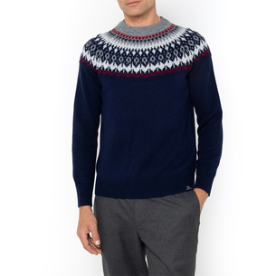 Product THE BOSTONIANS KNITTED JAQUARD CREWNECK REGULAR FIT base image