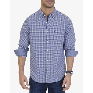 Product NAUTICA ΥΠΟΚΑΜΙΣΟ ΜΜ SUST.L/S TENCEL ANCHOR GINGHAM base image