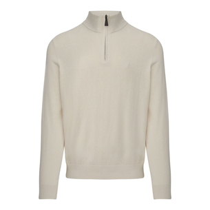 Product NAUTICA KNITTED SHIRT LS PERFORMANCE SOLID 1/4 ZIP (12GG) base image