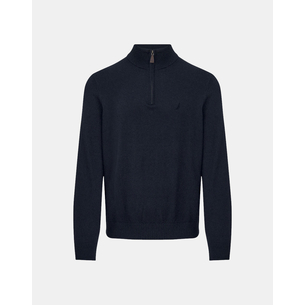 Product NAUTICA KNITTED SHIRT LS PERFORMANCE SOLID 1/4 ZIP (12GG) base image