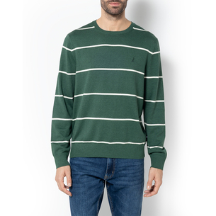 Product NAUTICA KNITTED T-SHIRT MM PERFORMANCE STRIPED CREW (12GG) base image