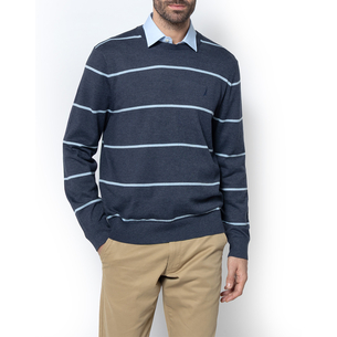 Product NAUTICA KNITTED T-SHIRT MM PERFORMANCE STRIPED CREW (12GG) base image