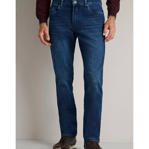 Product NAVY&GREEN REGULAR WAIST DENIM PANTS base image