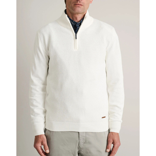 Product NAVY&GREEN KNITTED COTTON JACKET WITH ZIPPER base image
