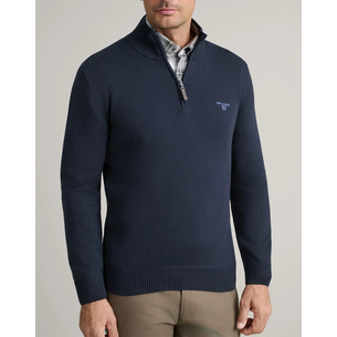 Product NAVY&GREEN ΠΛΕΚΤΟ ΒΑΜΒΑΚΕΡΟ ΛΟΥΠΕΤΟ ΜΕ ΦΕΡΜΟΥΑΡ base image