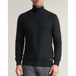 Product NAVY&GREEN KNIT-10GG COTTON base image