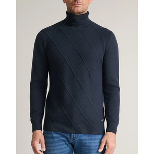 Product NAVY&GREEN KNIT-10GG COTTON base image