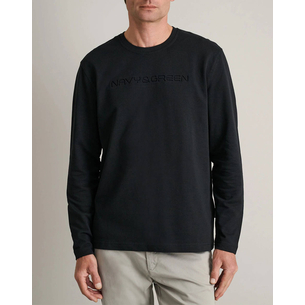 Product NAVY&GREEN ΜΠΛΟΥΖΑ ΛΑΙΜΟΚΟΨΗ M/M base image
