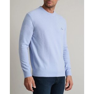 Product NAVY&GREEN KNITTED CREWNECK base image