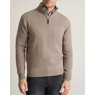 Product NAVY&GREEN KNITWEAR ZIPPER base image