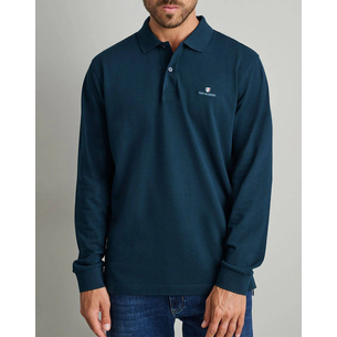 Product NAVY&GREEN POLO SHIRT \ base image